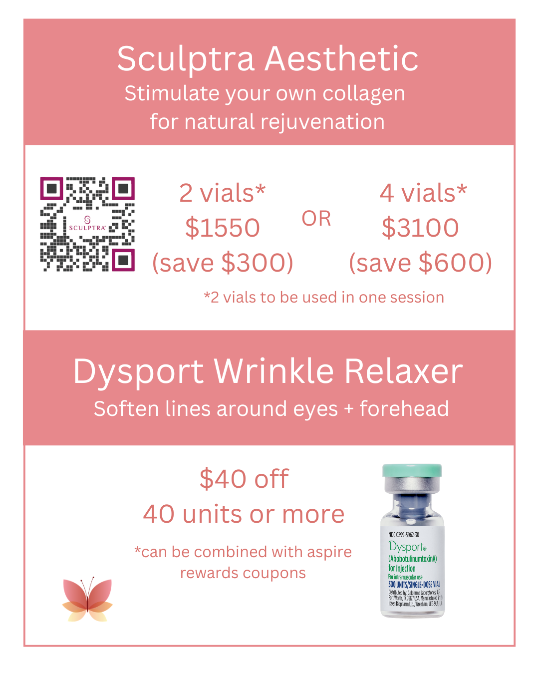 sculptra + dysport