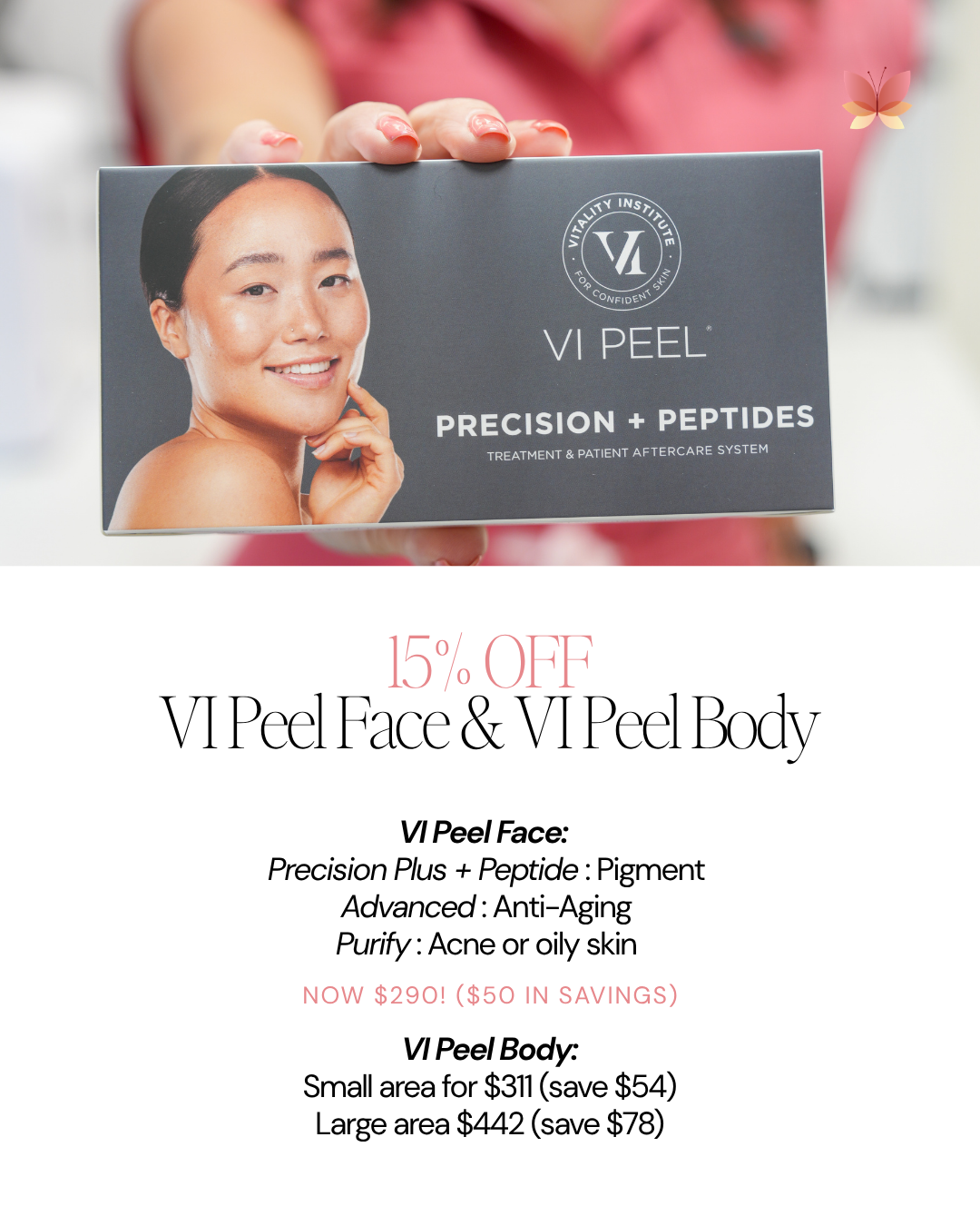 15% off peels oct 26